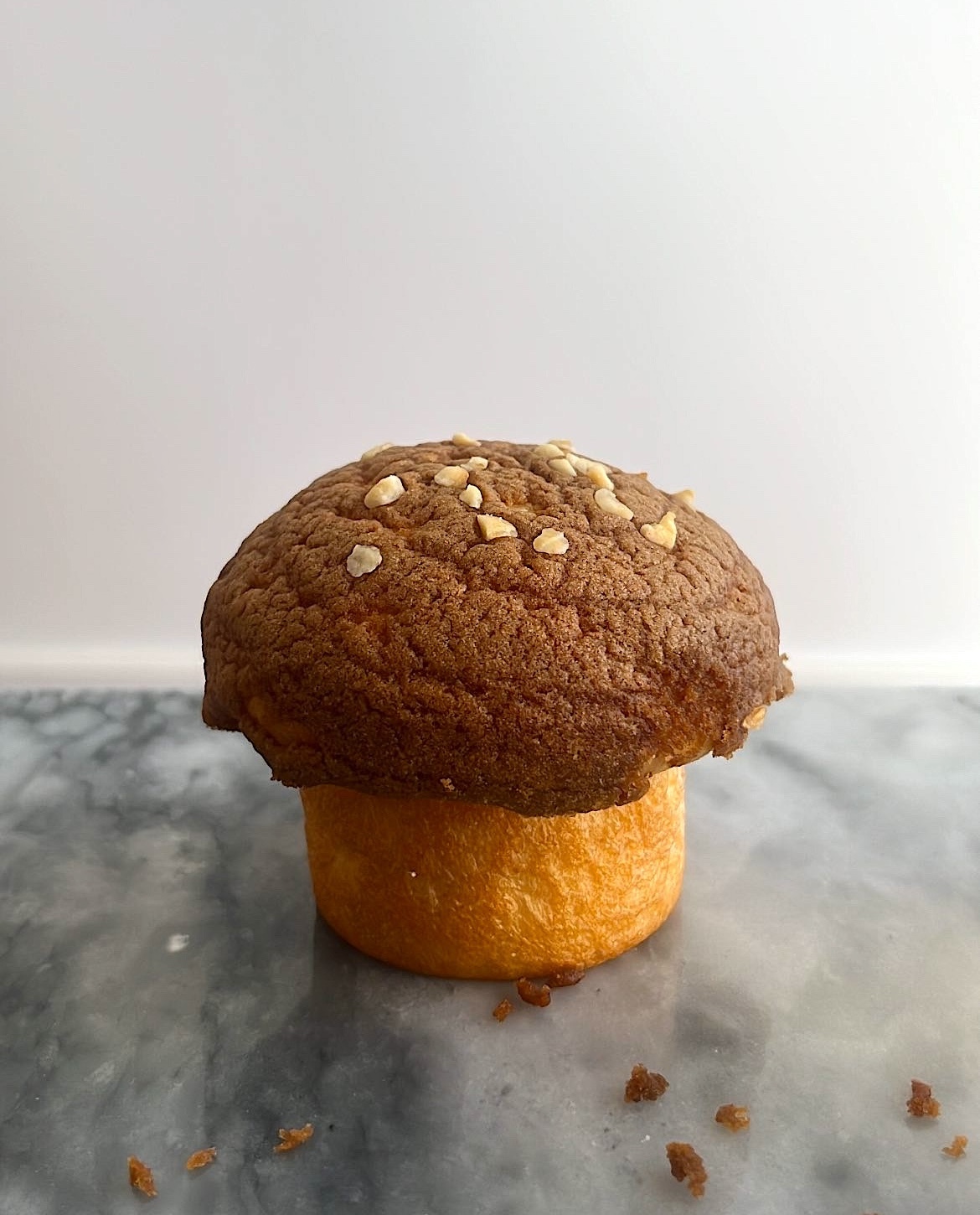 Mushroom Bread : bread shape like a mushroom with a crispy top